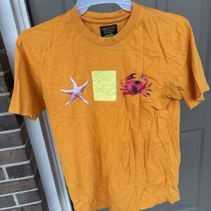 China Town Market x Sponge Bob Mens Medium Graphic T Shirt Orange